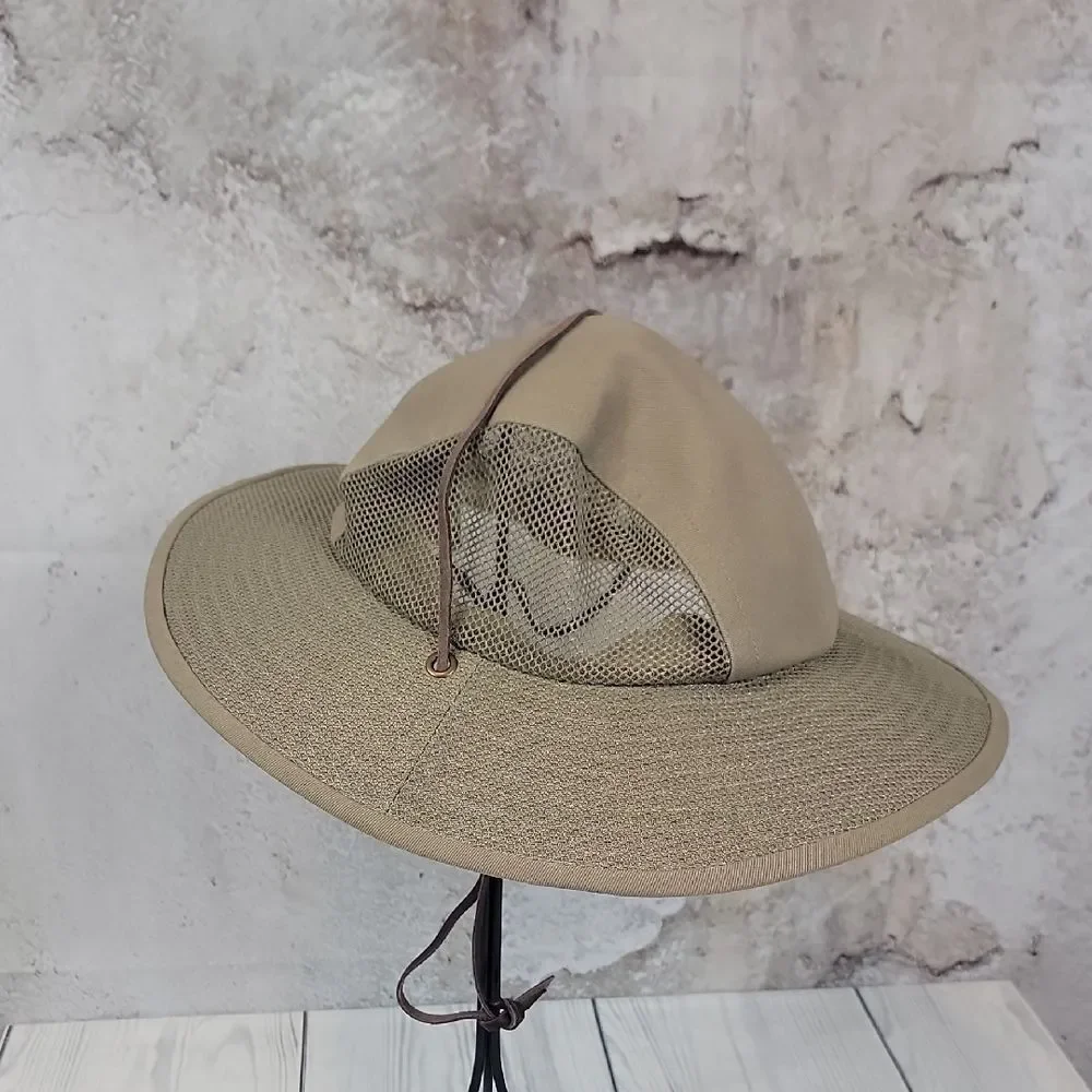 Duluth Trading Co. Crusher Tan Wide Brim Packable Hat Womens Size S/M